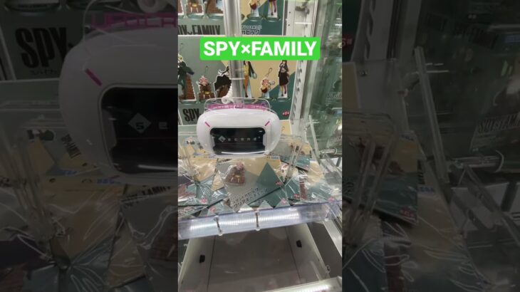 SPY×FAMILYのアクキー！いけたと思ったのに… #shorts #spyxfamily #クレーンゲーム #japaneseclawmachine