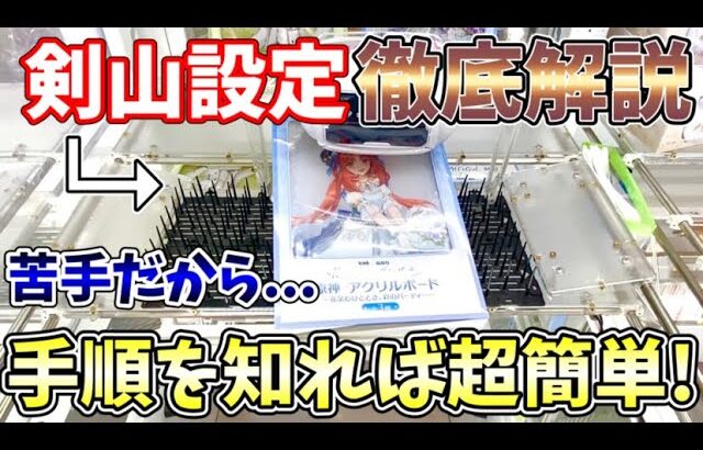 【クレーンゲーム】永久保存版！？GiGOで見かける剣山設定！どうやって取るの？徹底攻略集。ワンコインであなたもゲットできる！