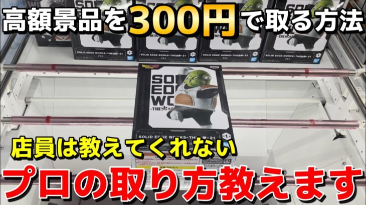 【クレーンゲーム】即完売レベルの高額景品を手順化して300円で取る方法を教えます！明日から使えるプロの取り方！【永久保存版】