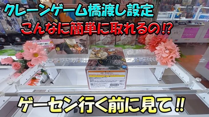 【クレーンゲーム】散財する前にこれを見て【橋渡し】【錆兎フィギュア】